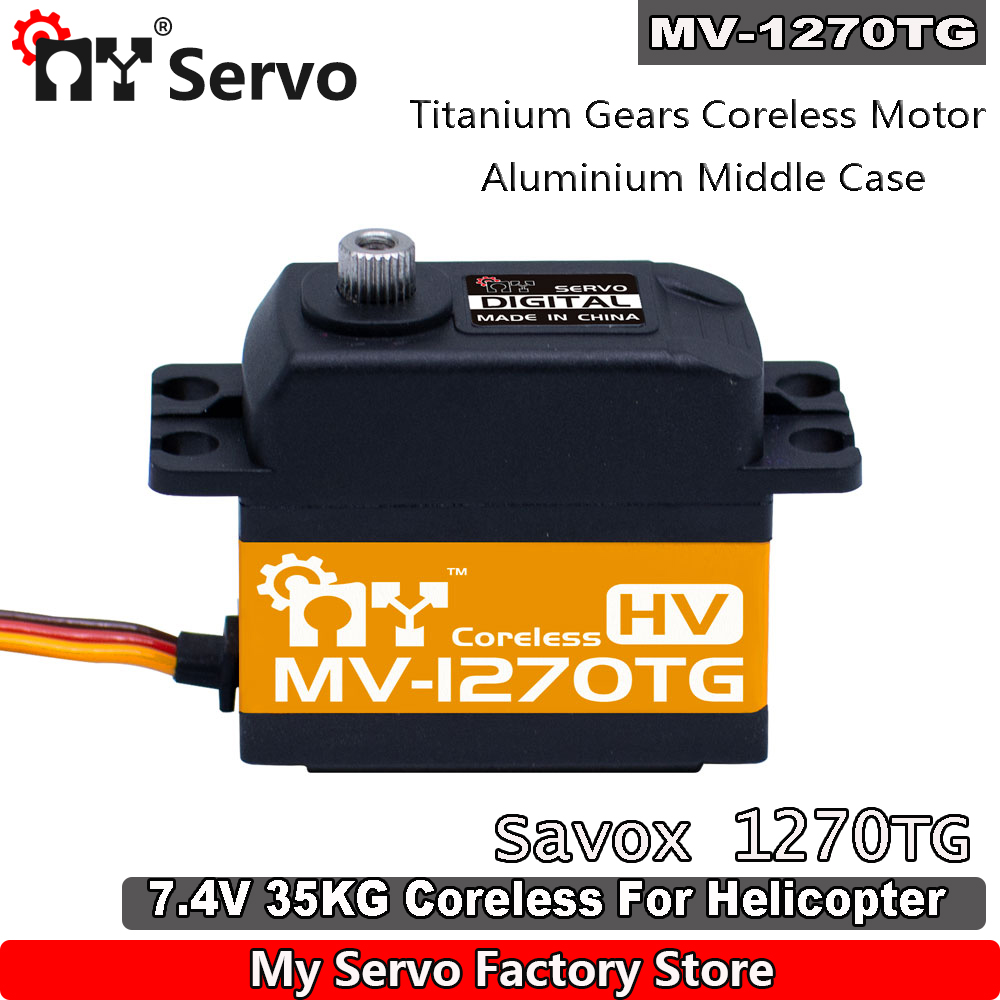 MY RC Servo MV-1270TG  HV 35kg - Rc Helicopter Servo recension och pris