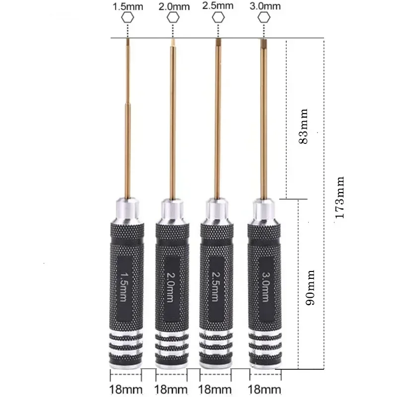 0.9/1.27/ 1.3/ 1.5/ 2.0/ 2.5/  - Rc Helicopter Tool Kit recension och pris